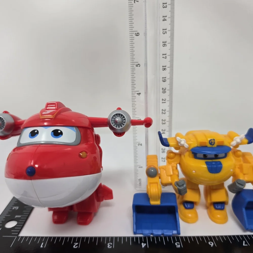 Super Wings Jett Airplane Plane Red White FLAW: MISSING ARMS